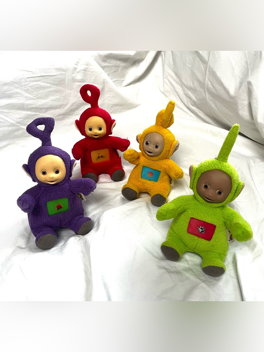 Teletubbies Plush Set - purple, red, green and yellow